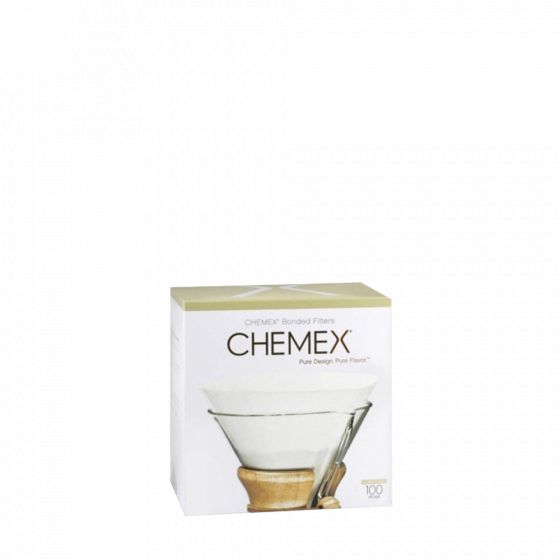 Box of 100 filters for CHEMEX 6 to 10 cups (rounded)