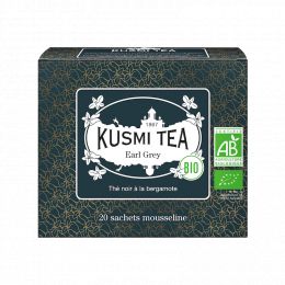 Thé noir Bio Kusmi Tea – Earl Grey – Boite de 20 sachets