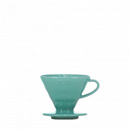 V60 dripper Hario porcelaine [3/4 tasses] - Vert turquoise